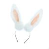 Plush Bunny Ears Headband Hairband Cute Hair Hoop for Role Play Holiday Birthday