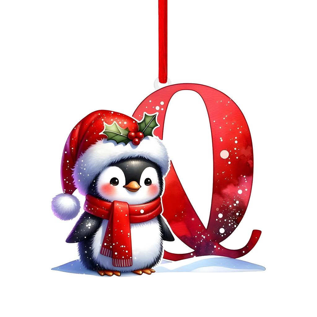 26 Letter,Christmas,Ornaments,Acrylic,1