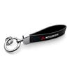 Luxury Leather Keyring Pendant Car Accessories for Mitsubishi Eclipse Cross Outlander Sport Xpander L200 MPV Mirage