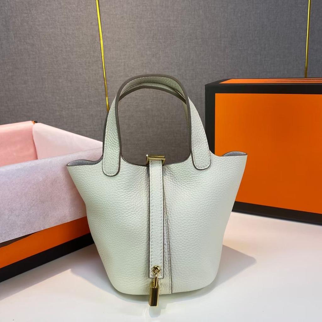 Высококачественная полуручная плетеная сумка-корзина из растительных волокон togo первый слой коровья кожа commuter bag натуральная кожа портативная сумка-ведро женская 18 см