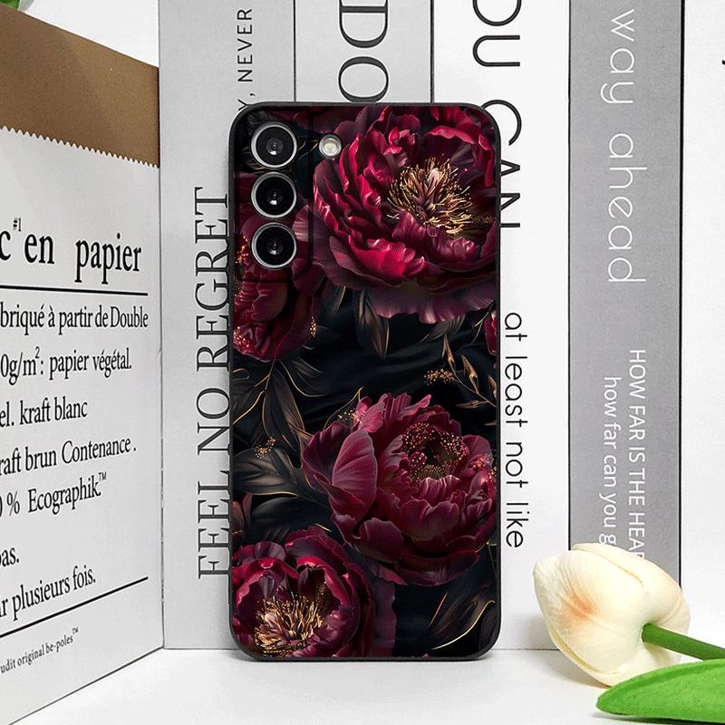 Винтажный Цветочный Узор Пион Чехол для Телефона для Google Pixel 9A 8 A 7A 6 A 7 PRO 8 9 Pro XL 4G 5G Ударопрочный Мягкий Чехол