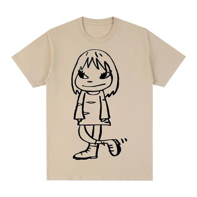 Винтажная футболка Yoshitomo Nara, хлопковая футболка унисекс, новая футболка, женские топы унисекс