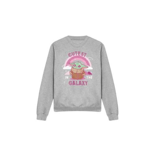 Star Wars: The Mandalorian Unisex Adult Cutest In The Galaxy Grogu Sweatshirt