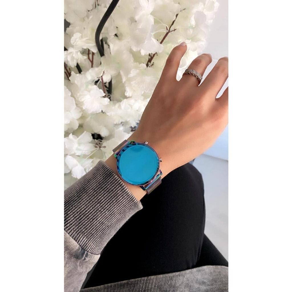 Steel Digital Watch Led Mesh Strap Digital New Model Women's Unisex Wristwatch (only Watch)