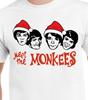 Встречайте The Monkees РОЖДЕСТВО белая футболка Унисекс Все размеры XX699