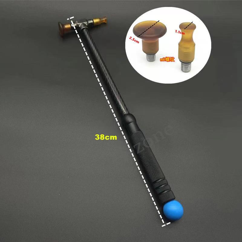 Car dent repair hammer body repair percussion leveling hammer replaceable traceless repair tool carbon fiber and stainless steelGood product