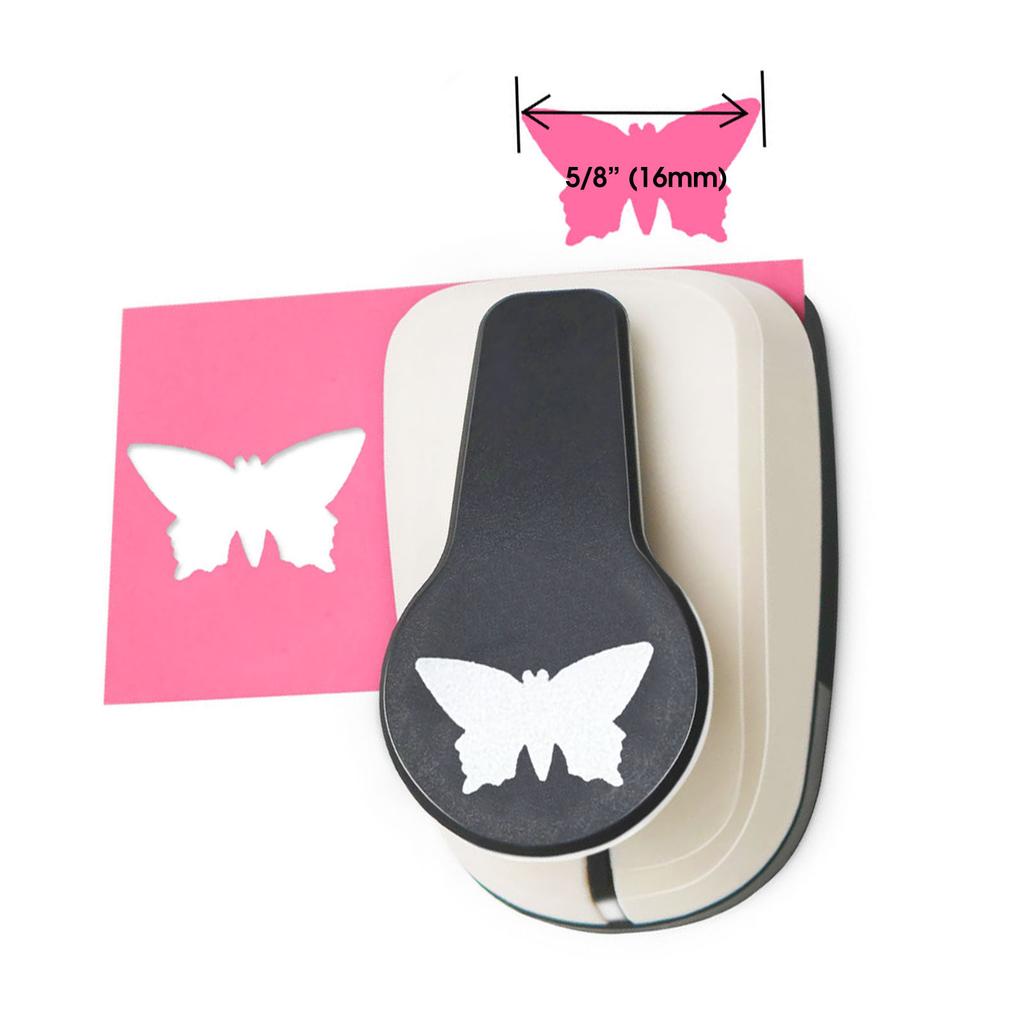 3pcs Paper cutter for crafts Hole Puncher Punches Tool Set 3/8 5/8 1 inch Butterfly Paper Shape for card making custom scrapbook