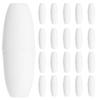 Lanyard Hooks Plastic Clasps For Diy Jewelry Making Children Bracelets And Key Chains White 2.50X0.80X0.80CM Securing Lanyards 60Pcs