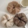 Fluffy Women Hair Rope Plush Hair Accessories New Large Scrunchies  Autumn Winter