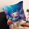 Cute Axolotl Cushion Cover Car Throw Pillow Case For Sofa Car Christmas Gift xcm xcm