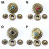 1Set Press Studs Fasteners Clothing Snap Buttons Garment DIY Metal Sewing Accessories Leather Craft