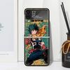 Мидория Изуку Деку MHA Моя геройская Академия Чехол для телефона для Samsung Galaxy Z Flip 7 6 5 4 3 5G Flip3 Flip4 Flip5 ZFlip6 ZFlip7 Черный Fu