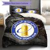 Al‑Khor Sports Club Pattern Bedding Quilt Set  Home Decoration  Gift (1 * duvet cover + 2 * pillowcase  without core)