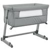 VidaXL Lit pour Bébé avec Matelas, Berceau Cododo avec Hauteur Réglable, Lit d'Enfant, Lit d'Appoint Chambre à Coucher, 10295