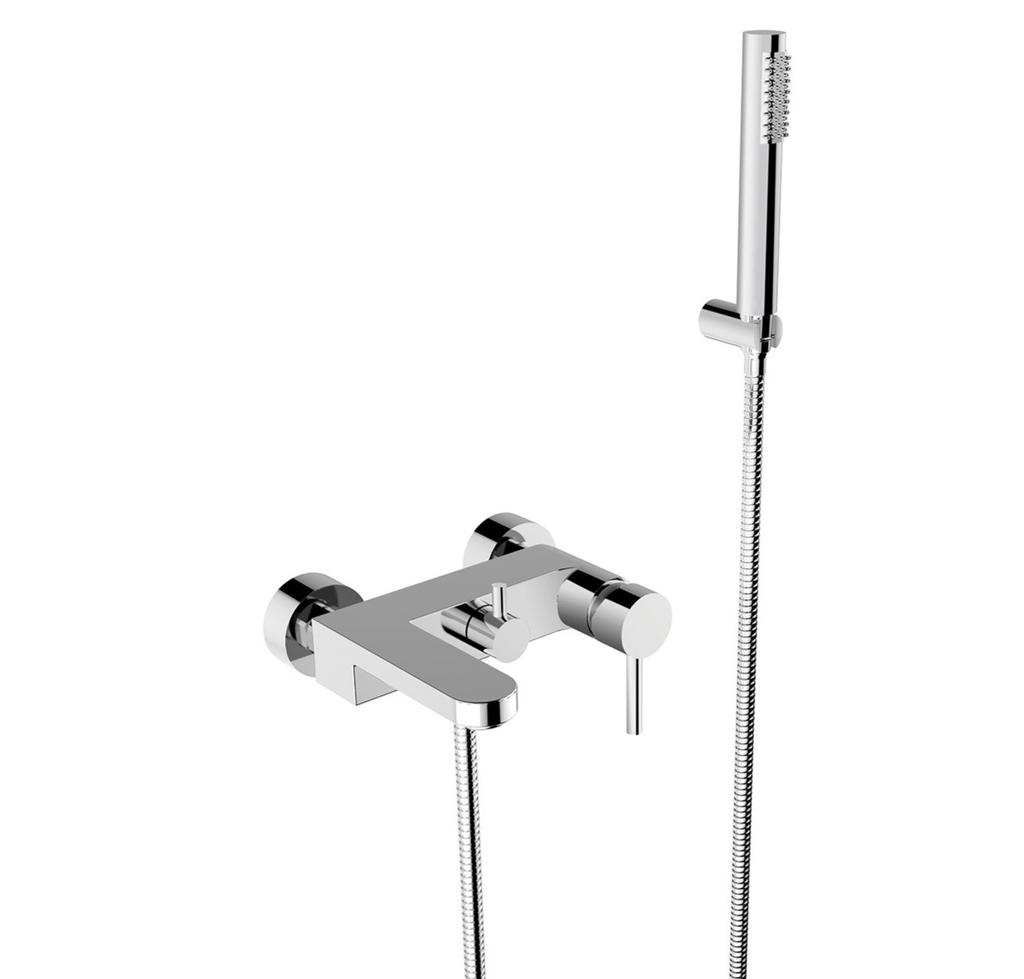 DECCO graphite bathtub faucet Besco wall-mounted