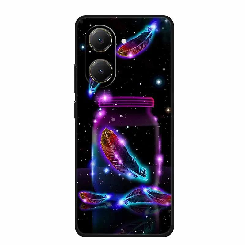 Чехол для телефона Xiaomi Poco C71 Чехол C 71 Coque Черный силиконовый Мягкая задняя крышка для Redmi A5 4G Poco M7 4G Plus Чехол RedmiA5 A 5