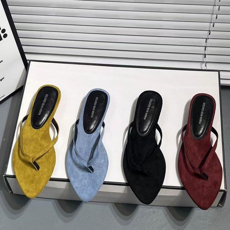 Fashion Designer Woman Flat Slippers Luxury Designer Sandals Casual Bottom Slippers Summer Women Sandals New Shoes for Women