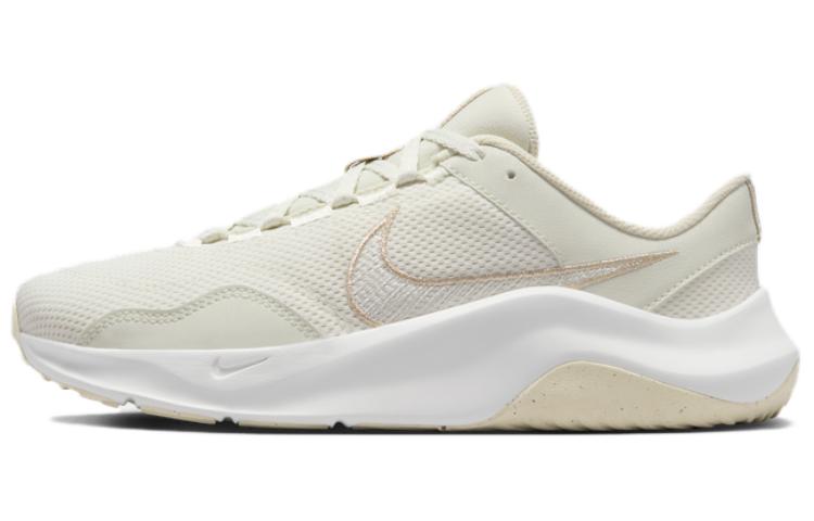 Nike Женские низкие тренировочные кроссовки Legend Essential 3 с амортизацией и износостойкостью, Белые FJ1565-001