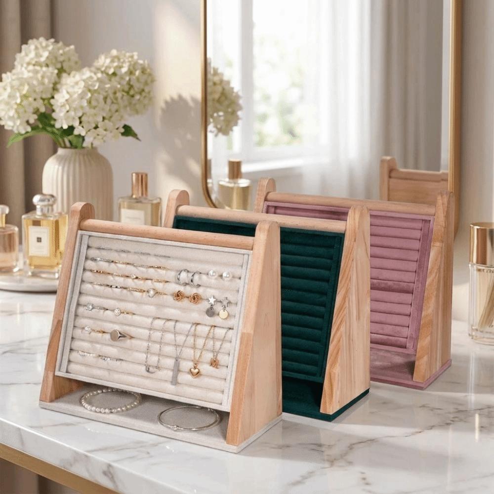 High-end Necklace Ring Holder Multi-Tier Jewelry Display Stand Earring Organizer Counter Display