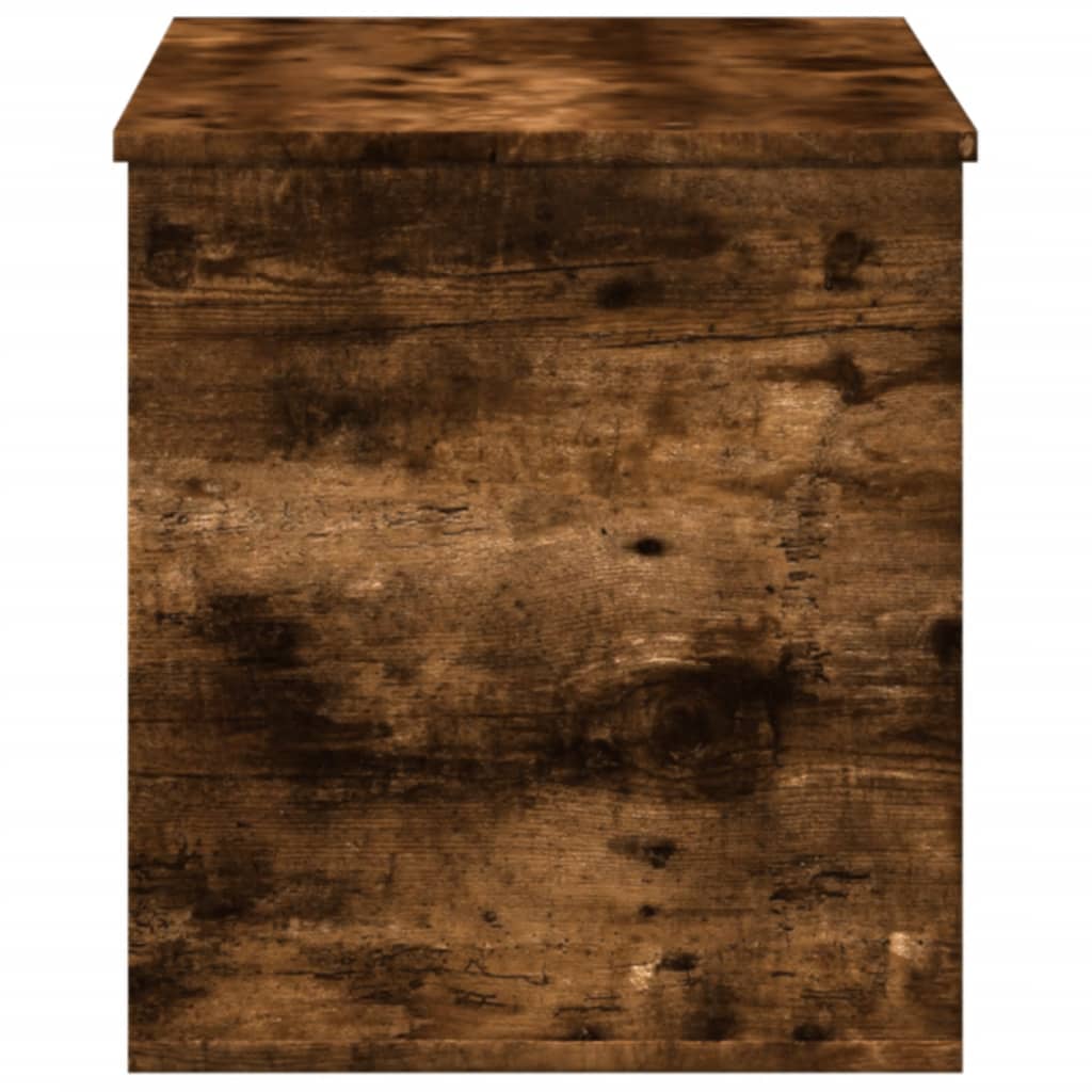 Vidaxl Skrzynia, Przydymiony Dąb, 100X42X46Cm, Materiał Drewnopochodny