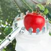 Шест для сбора фруктов с сумкой для хранения Телескопическая штанга из нержавеющей стали Сборщик фруктов для высоких деревьев Сад Яблоко Лимон Инструмент для сбора