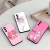 Мем Menhera-chan Чехол для телефона для Samsung S25, S24, S21, S22, S23, S30, Ultra, S20, Plus, Fe, Lite, Note, 10, Черный чехол