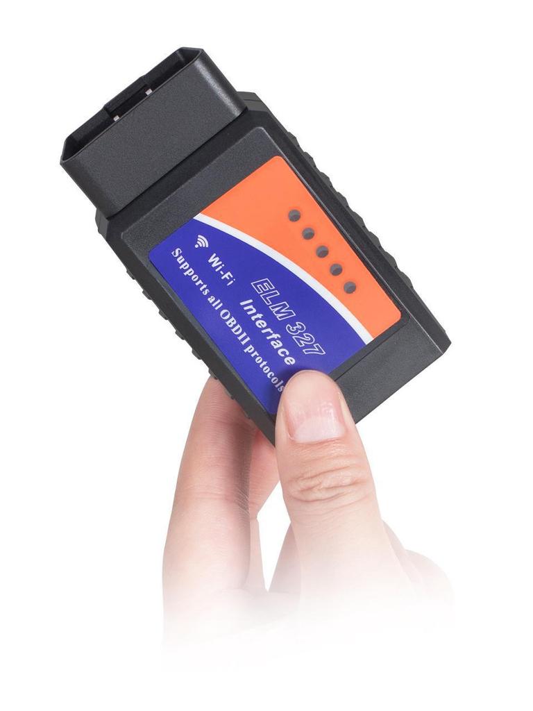 Автомобильный диагностический инструмент ELM327 WIFI OBD2 для устройств Android и Apple с английской версией, отечественный чип.