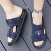 Men Casual Leather Snadal Soft Comfortable Walking Anti Slip Slippers Premium Orthopedic Open Toe Sandal Plus Size Finger Flats