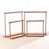 Wooden Jewelry Display Stand Necklace Holder Necklace Hanging Rack Jewelry Organizer  Home Use