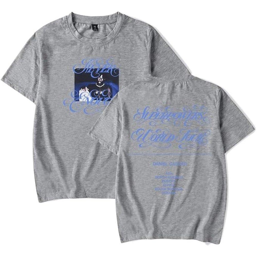 Daniel Caesar Tour 2025 Tshirt Women Unisex Casual Short Sleeve Printed Fashion Summer Tops Tee