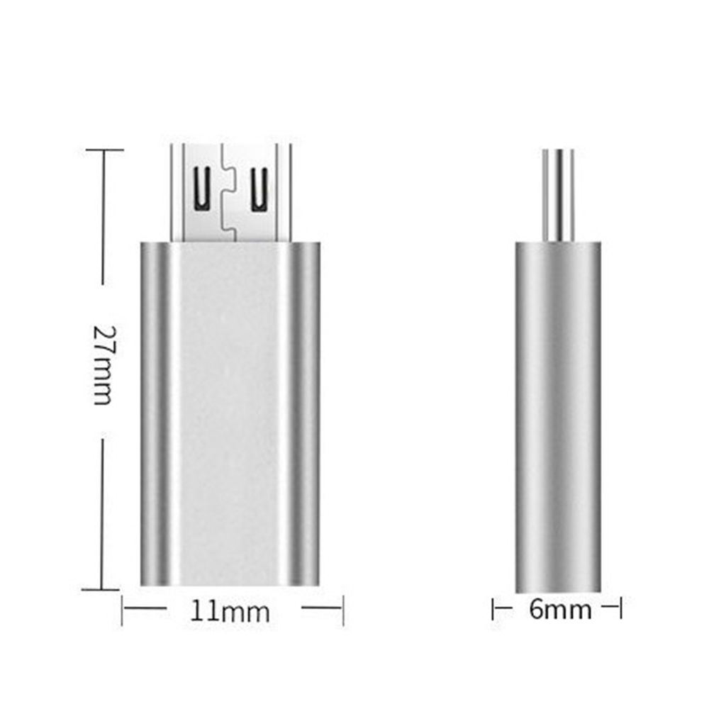 Tablet Data Cable Fast Transfer Type-C to Micro USB Converter USB-C Adapter Socket OTG Adapter