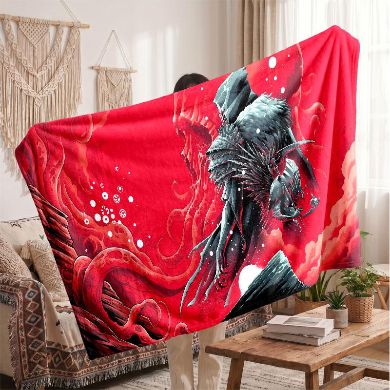 Warm Flannel BlanketSleep Token Soft Cozy Throw Blanket for Bedroom Couch
