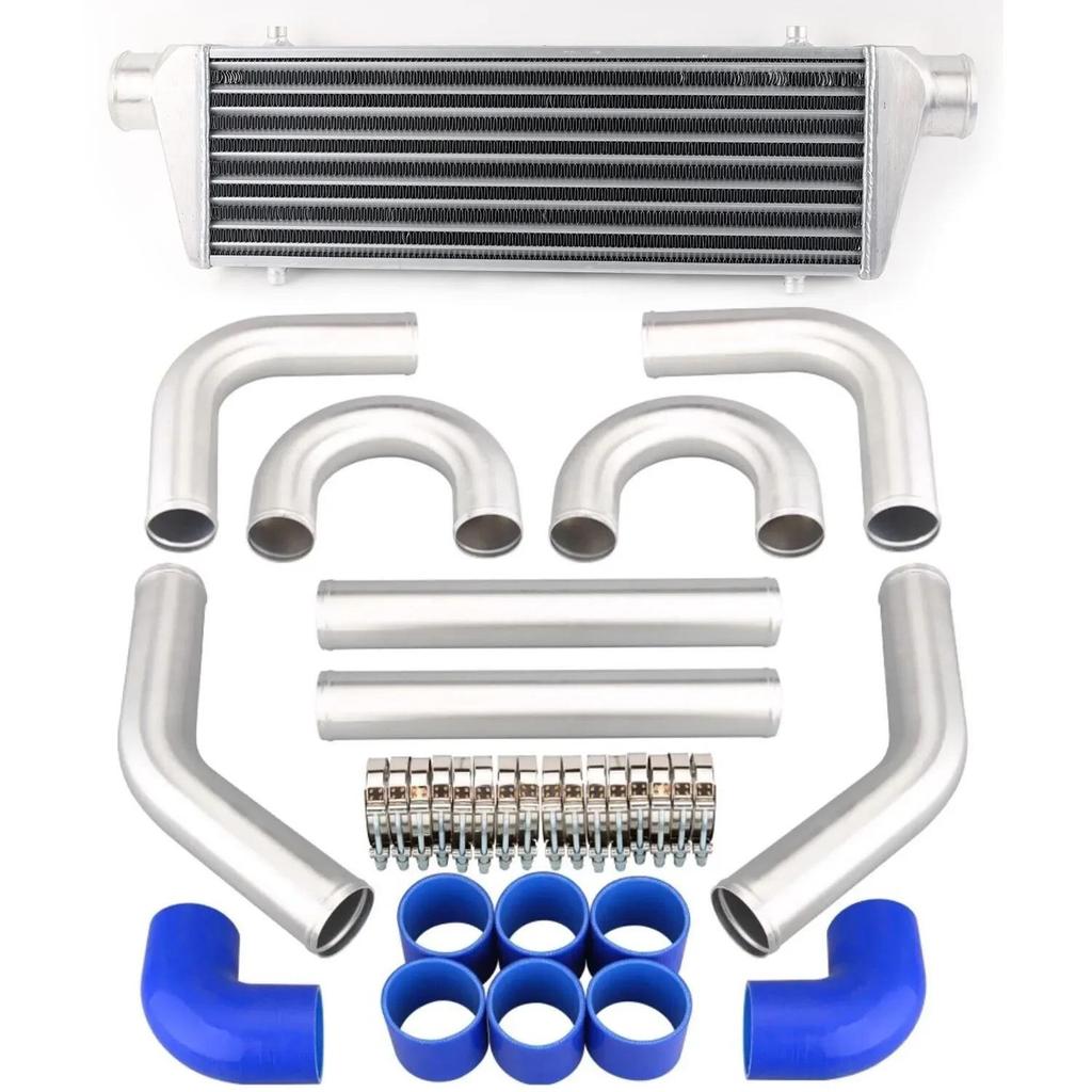 2.5" Aluminum Turbo Intercooler Tube (450x180x65mm) - Universal DIY Car Accessory