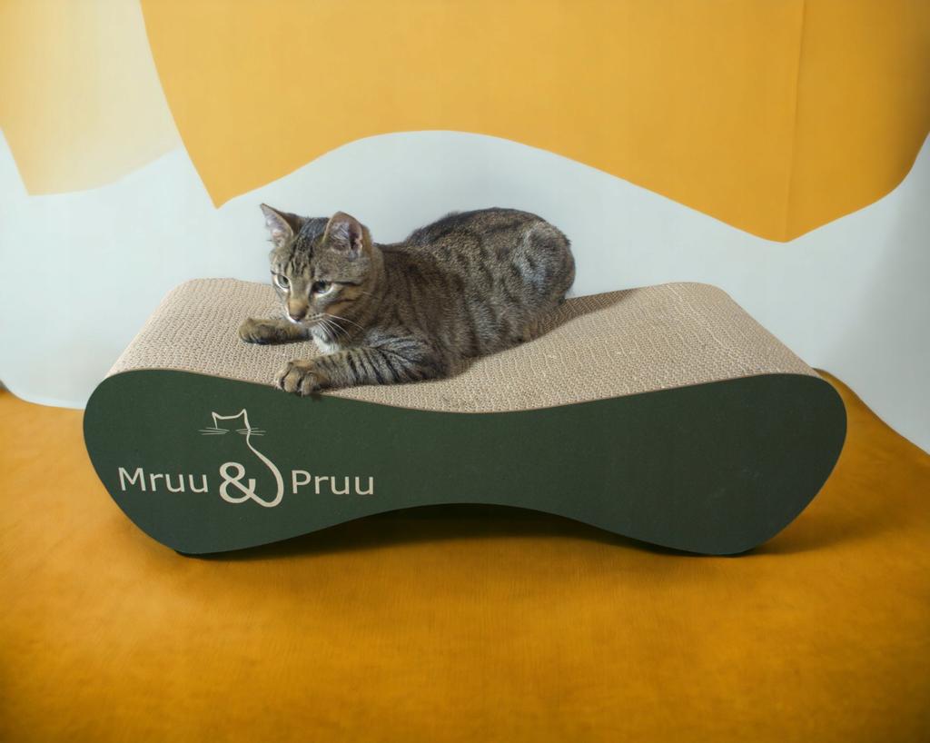 Mimi cat scratching post | green | 70x23x24 cm | MruuPruu