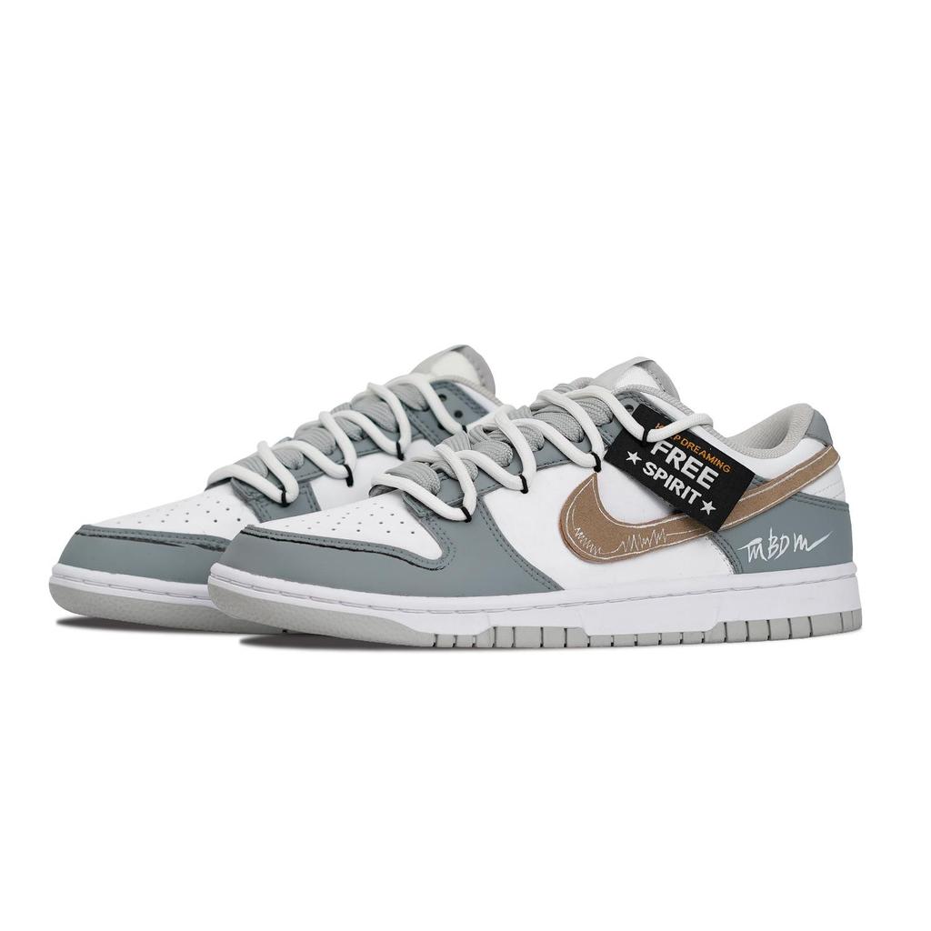 Nike Dunk Thermal Lightweight Low top Skateboard Shoes Unisex Gray DD1391-103(Team731-)