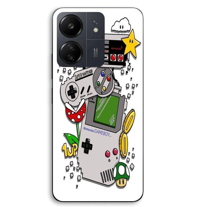 Coque Pour Xiaomi Redmi 13C 4g Consoles nintendo vintage old school Maniacase
