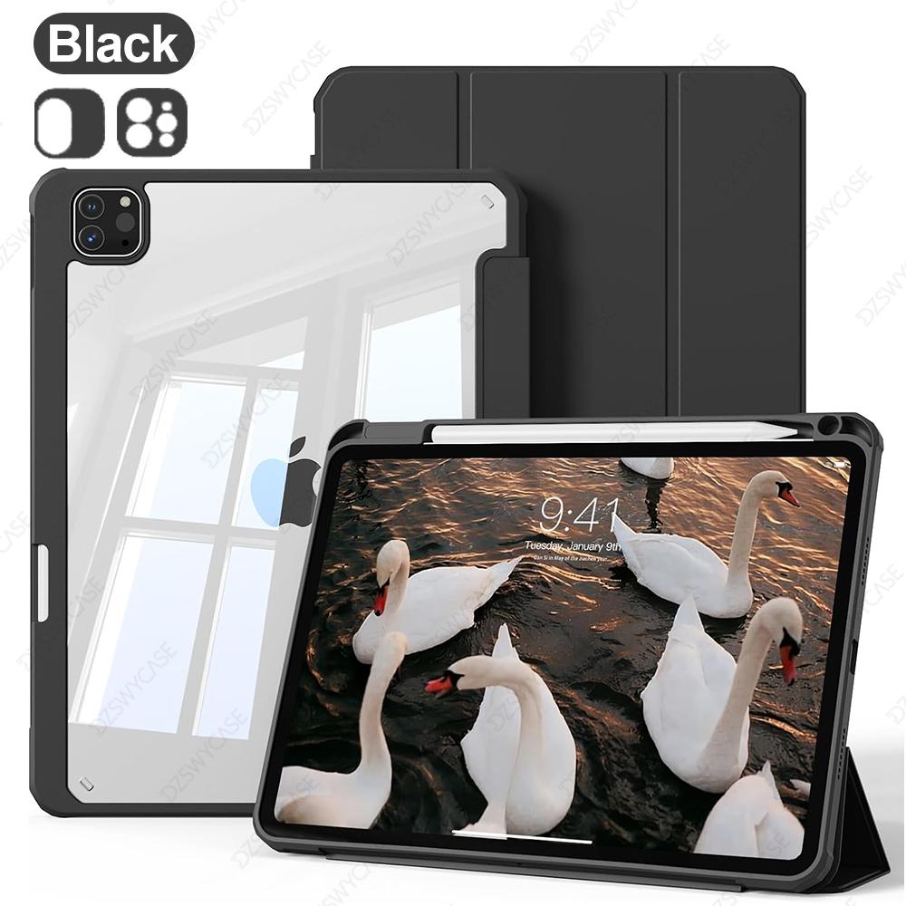 Чехол для iPad Air 13 дюймов M3 2025 и M2 2024, iPad Pro 12.9"(Выпущено в 2022-2018 гг.) Тонкий умный защитный чехол, Автопробуждение/Сон