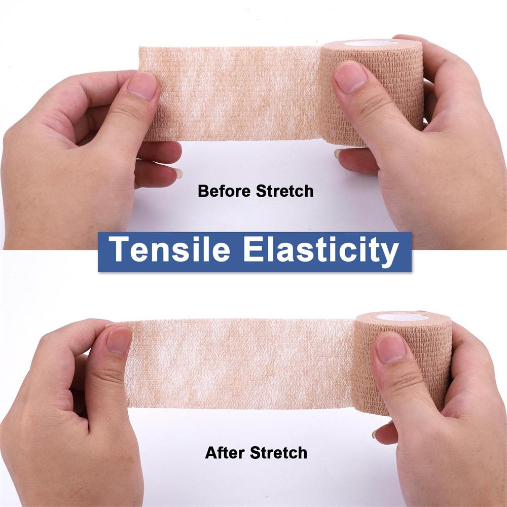 Спортивная лента для повязки, самоклеящаяся эластичная повязка Elastoplast, спортивная защита для колена, пальцев, плеч, татуировок, аксессуары, 1 рулон