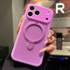 Чехол для телефона с точными вырезами для Apple 15Pro, 16Pro, 17Pro Max - Стойка с мороженым и простой дизайн в однотонном цвете