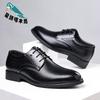 Low-top Men's Shoes Men's Formal Wear Business Hollow Leather Shoes Men's Cowhide Wedding Shoes Groom Shoes