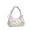 Сладкая женская сумочка в корейском стиле с бантом в балетном стиле, новая жемчужная сумка через плечо 2025 года для повседневной носки