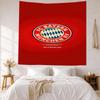 Bayern Munich Wall Decor Tapestry Art For Pet Memorial Birthdaywedding Party Backdrop Family Gift