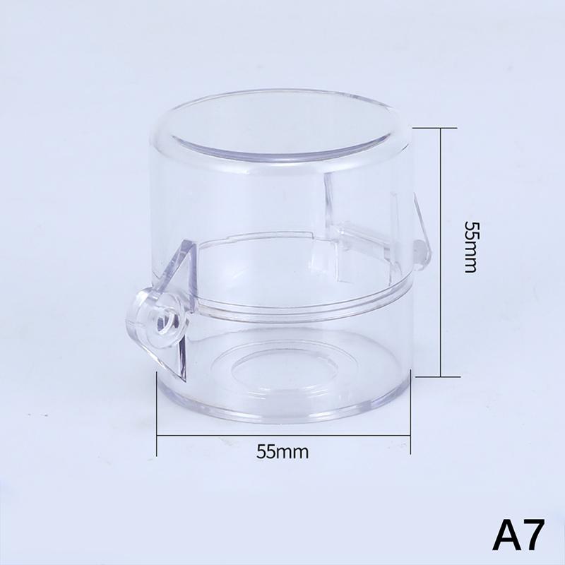 22Mm Push Button Switch Protective Cover Protective Cover Anti-Missing Elevator Emergency Stop Accessory Round Warning Ring