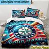 3pcs Custom Name Mariners Team Logo Bedding Set Includes 1 Duvet Cover & 2 Pillowcases for All Seasons Dormitory Home Decor Christmas gifts