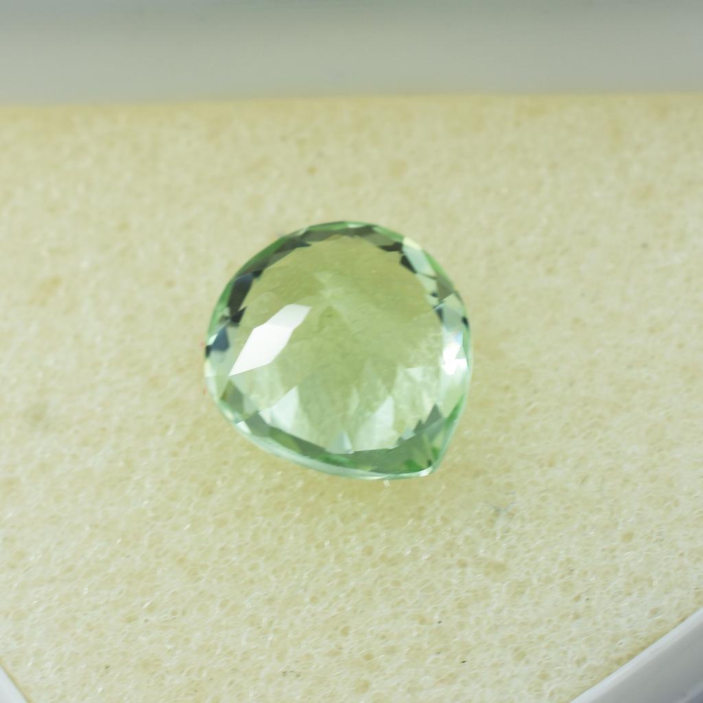 Natural Bluish Green Sapphire Loose Gemstone 5.90 ct Pear Cut September Birthday Birthstone