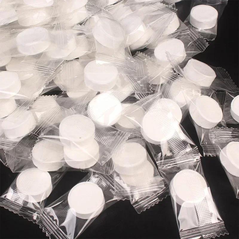 New 10/100pcs Portable Compressed Towel Disposable Face Cleaning Soft Compressed Hand Wipe Towel Non-Woven Makeup Wipes