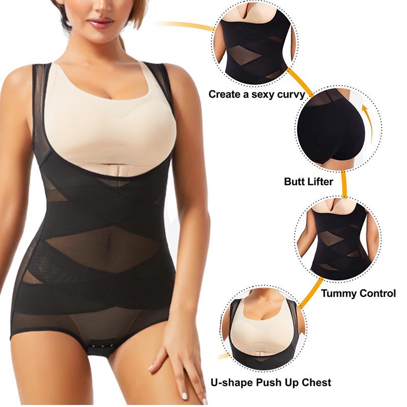Послеродовой боди для похудения с контролем живота