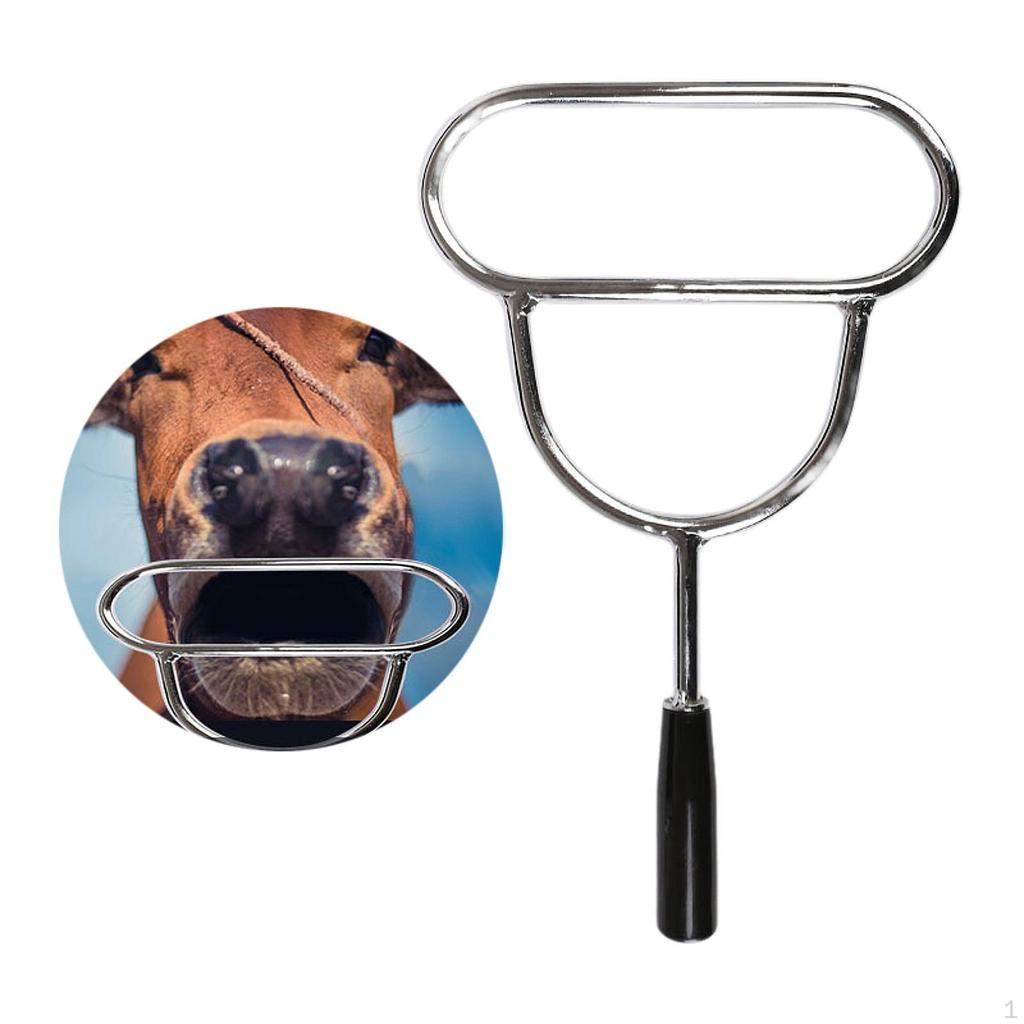 Cow Mouth Opener Animals Gag Efficient Comfortable Handle, Practical for Animal Husbandry Wear