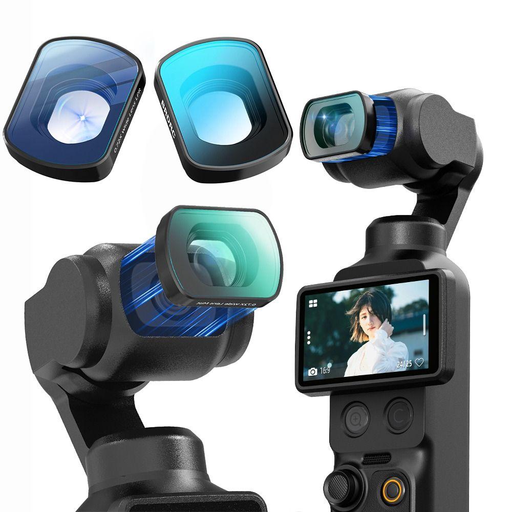 Magnetic Beauty Filter External Lens for DJI Osmo Pocket 4 3 Gimbal Camera Accessories