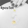 4pcs Body Piercing Pregnancy Navel Belly Ring